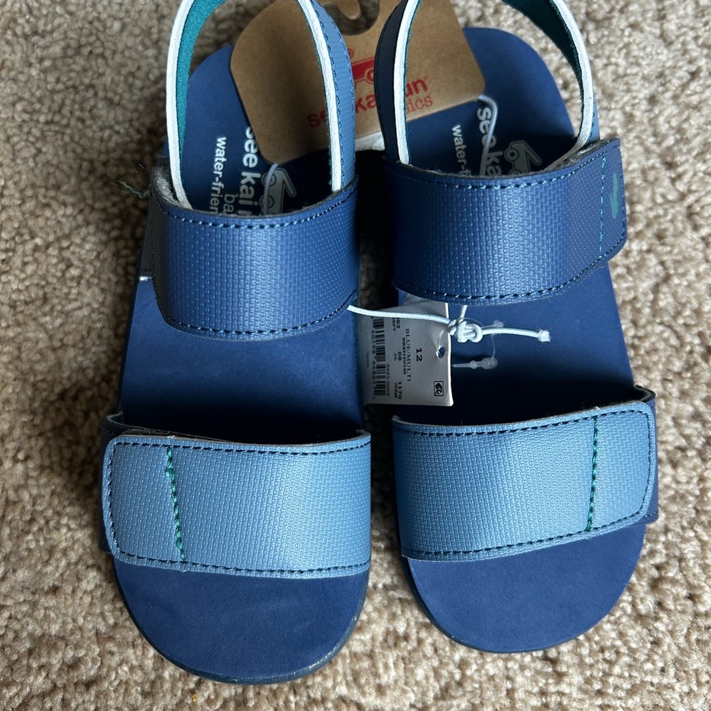 Blue Velcro Sandals / see Kai run toddler boys